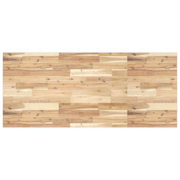 Bordsskiva rektangulär 140x60x2 cm massivt akaciaträ