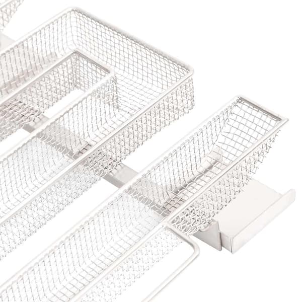 Kallröksgenerator 4-sidig 22,5 cm rostfritt stål