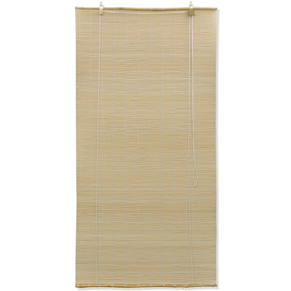 Rullgardin bambu 100x220 cm naturlig