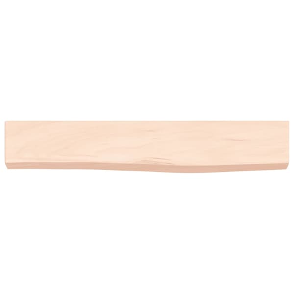 Hyllplan 60x10x4 cm obehandlad massiv ek