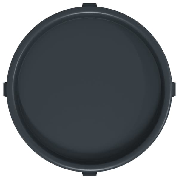 Blomvagnar med hjul 2 st grå diameter 34 cm 35 kg