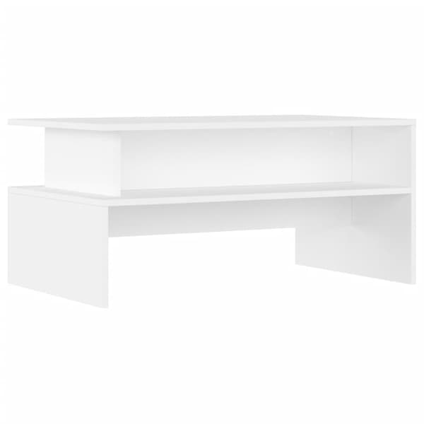 Soffbord vit 90x55x42,5 cm konstruerat trä