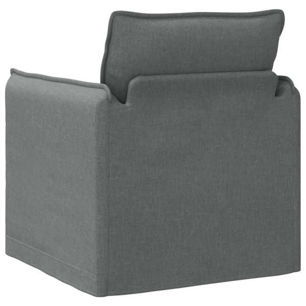 Soffa Mörkgrå 75 x 82 x 85 cm tyg