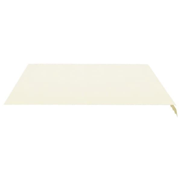 Ersättningstyg för markis gräddvit 400x350 cm polyester