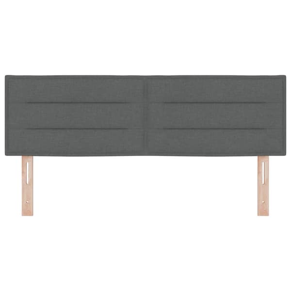 Huvudgavel Mörkgrå 144 cm tyg