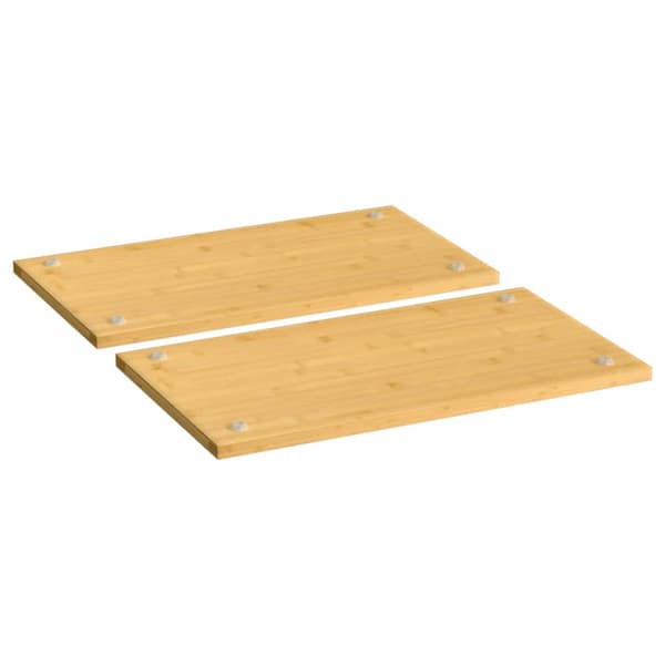 Spisskydd 2 st 50x28x1,5 cm bambu