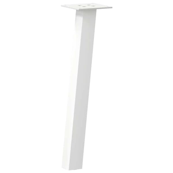 Soffbordsben 4 st vita 42 cm stål