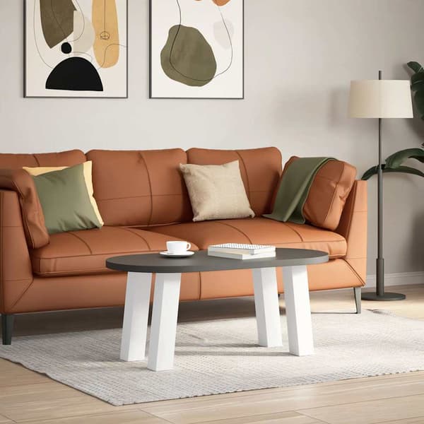 Soffbordsben 4 st vita 42 cm stål