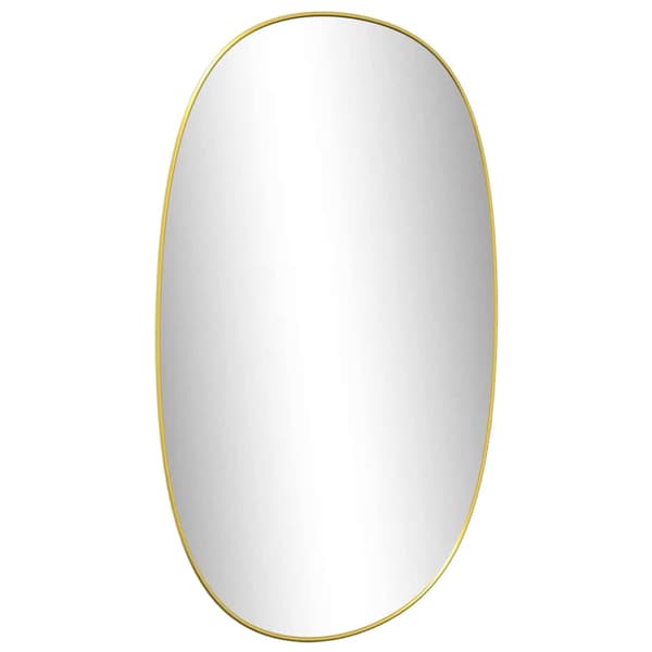 Väggspegel guld 80x50 cm
