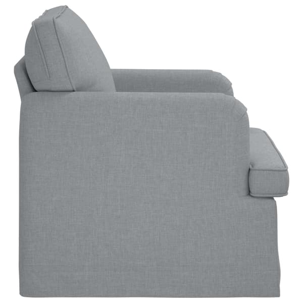 Soffa Ljusgrå 84 x 80 x 85 cm tyg