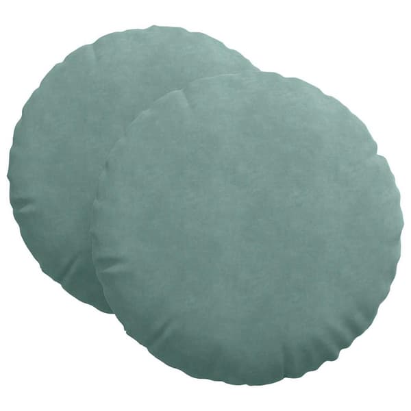 Sittkuddar 2 pcs Havgrön Ø60 x 21 cm Sammet
