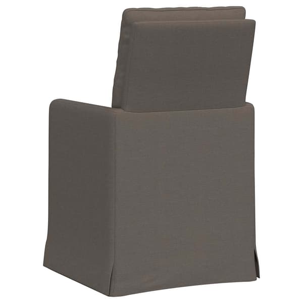 Matstolar 2 pcs Ljusgrå 57 x 67 x 98 cm Linne