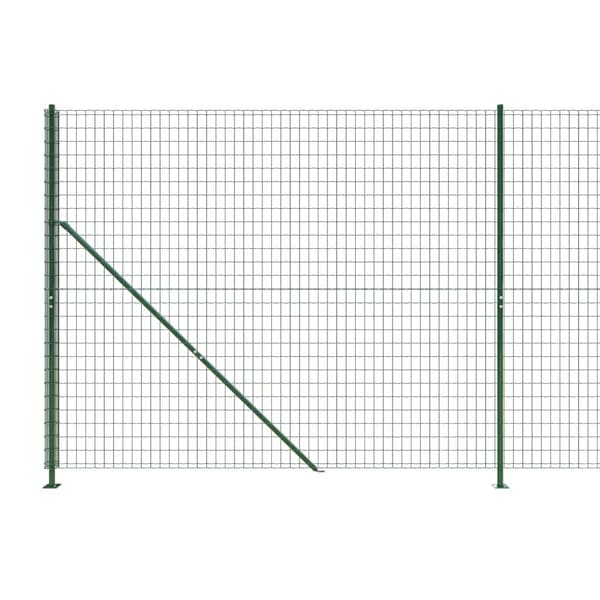 Stängsel med stolpsko grön 1,6x25 m