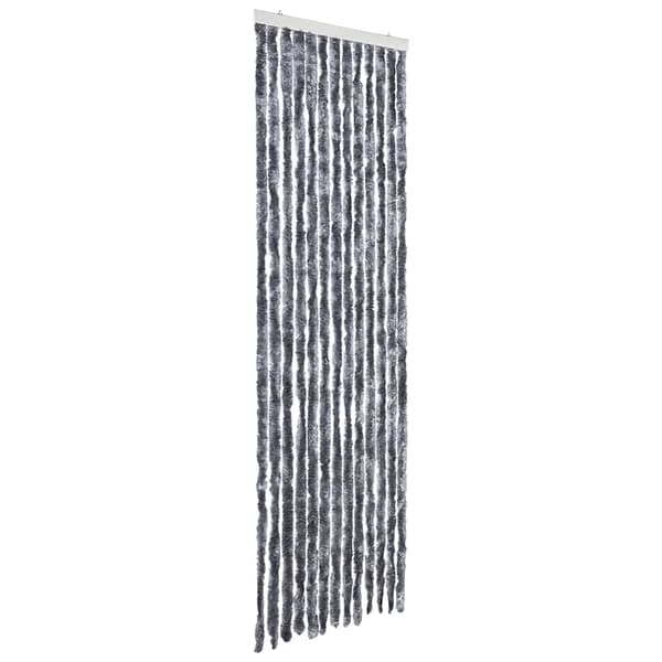 Insektsdraperi silver 56x185 cm chenille