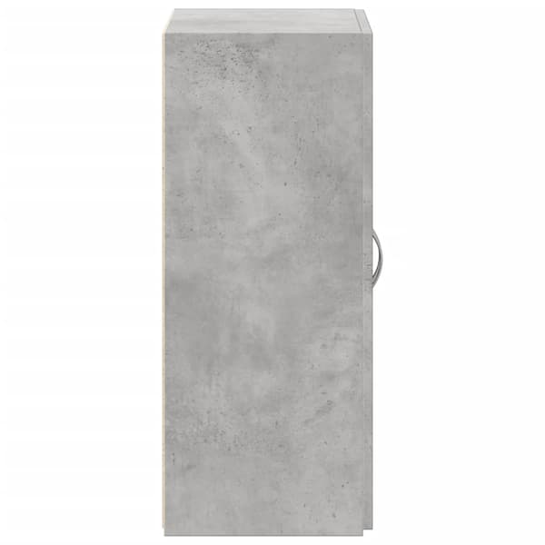 Dokumentskåp betonggrå 60x32x77,5 cm konstruerat trä