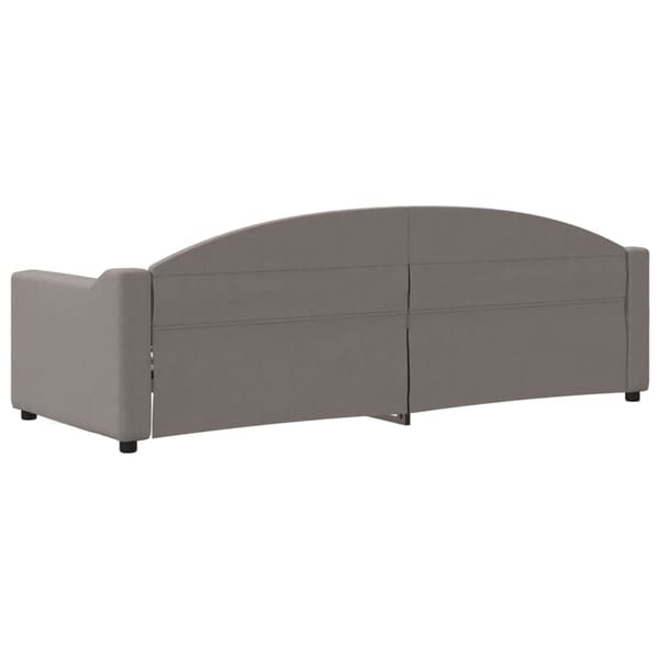 Dagbädd taupe 80x200 cm tyg