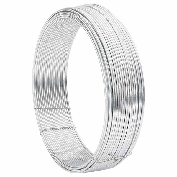 Stängsel binds tråd Silver 25 m Varmförzinkad kabel