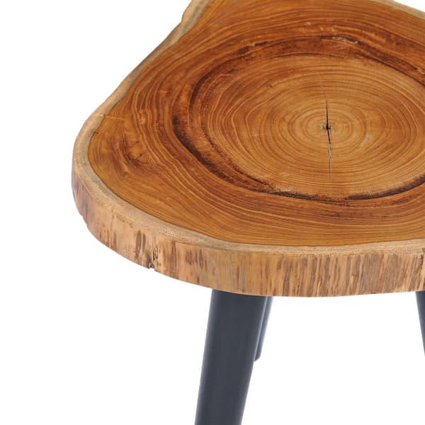 Soffbord 40x45 cm massiv teak