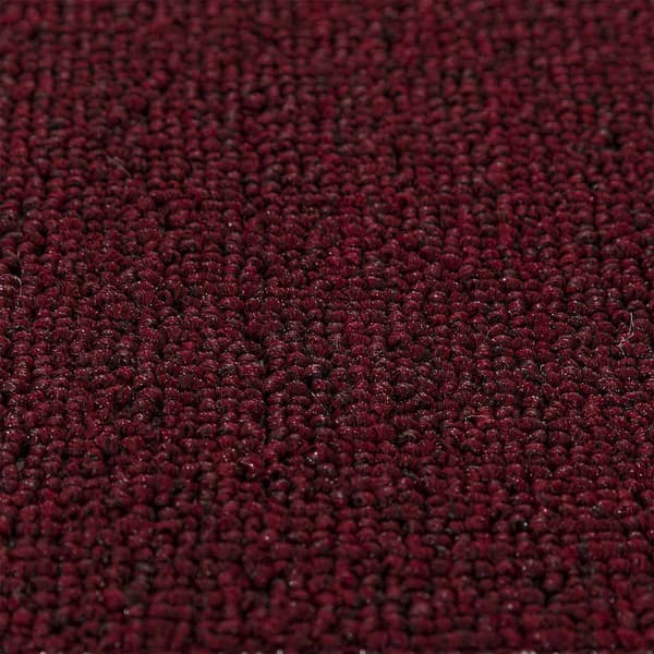 Halkfria trappmattor 15 pcs Bordeaux 75 x 20 cm PP