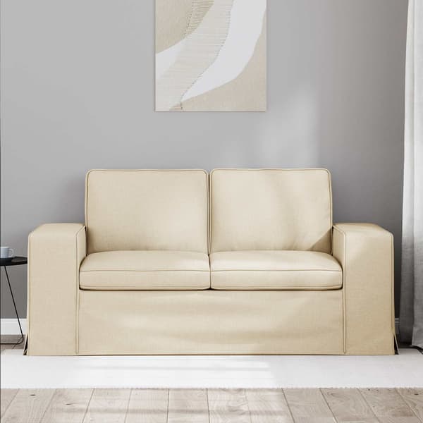 Soffa Kräm 162 x 80 x 82 cm tyg