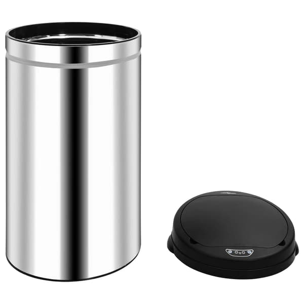 Soptunna med automatisk sensor 50 L rostfritt stål