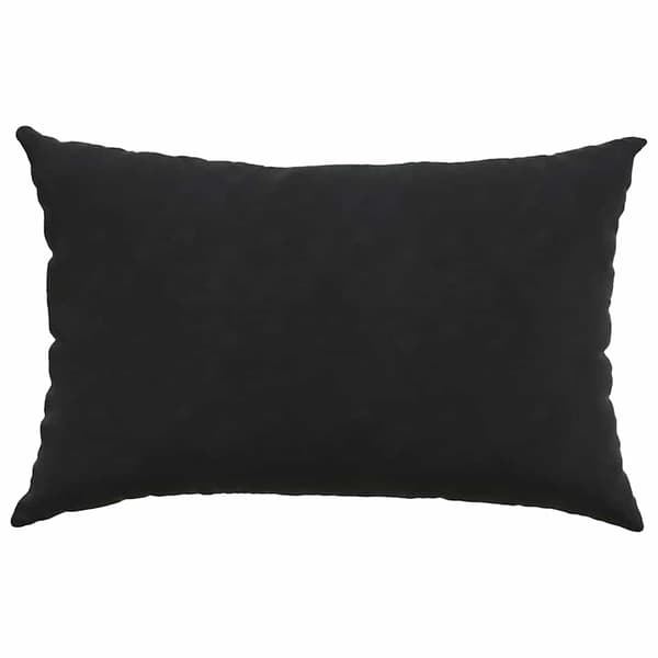 Sofakuddar 2 pcs Svart 60 x 40 cm Kordread tyg