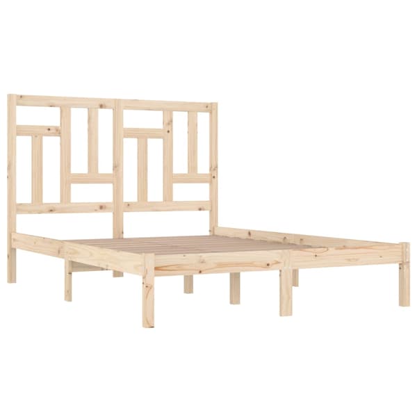 Sängram massivt trä 135x190 cm