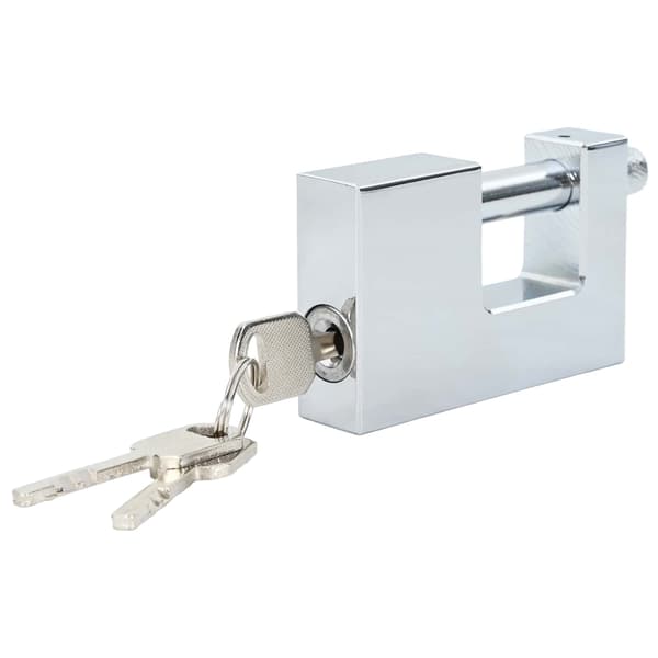 Hänglås 6 pcs Silver Stål