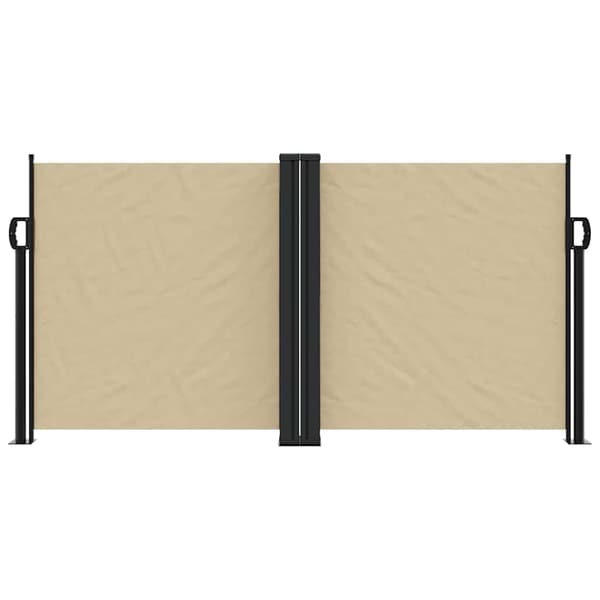 Infällbar sidomarkis beige 120x1200 cm