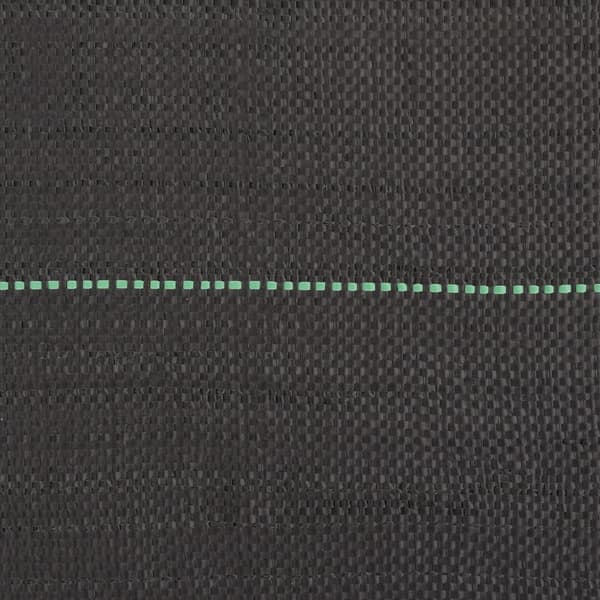 Ogräsmatta svart 1,5x25 m PP