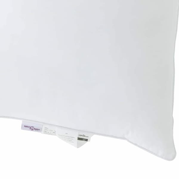 Kudde 2 st 60 x 60 x 20 cm Polyester Vit