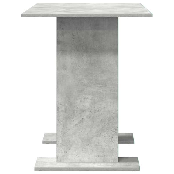 Matbord 110 x 60 x 75 cm Konstruerat trä Betonggrå Rektangulär