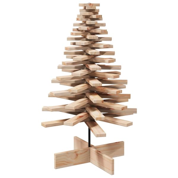 Julgran trä 100 cm massiv furu