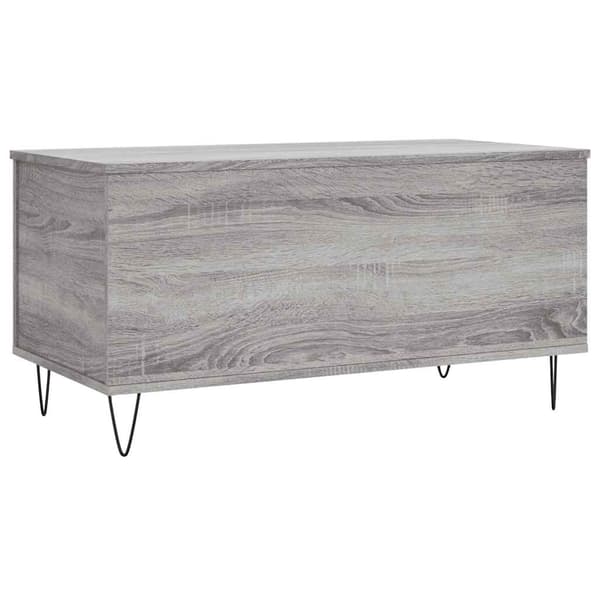 Soffbord grå sonoma 90x44,5x45 cm konstruerat trä