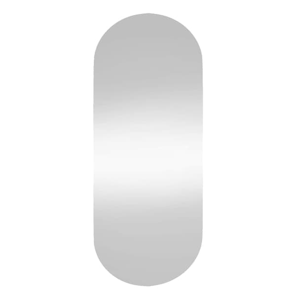 Väggspegel 30x70 cm glas oval