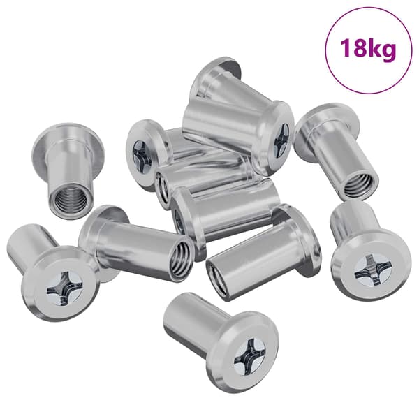 Låsmutter 3673 pcs Silver Stål