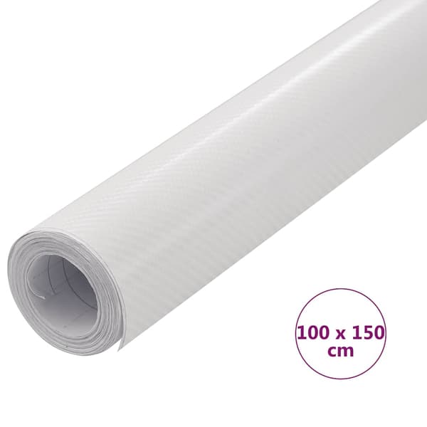 Bilfoliering 4D vit 100x150 cm