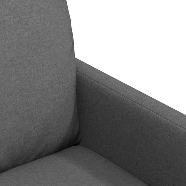 Matstolar 2 pcs Mörkgrå 57 x 67 x 98 cm tyg