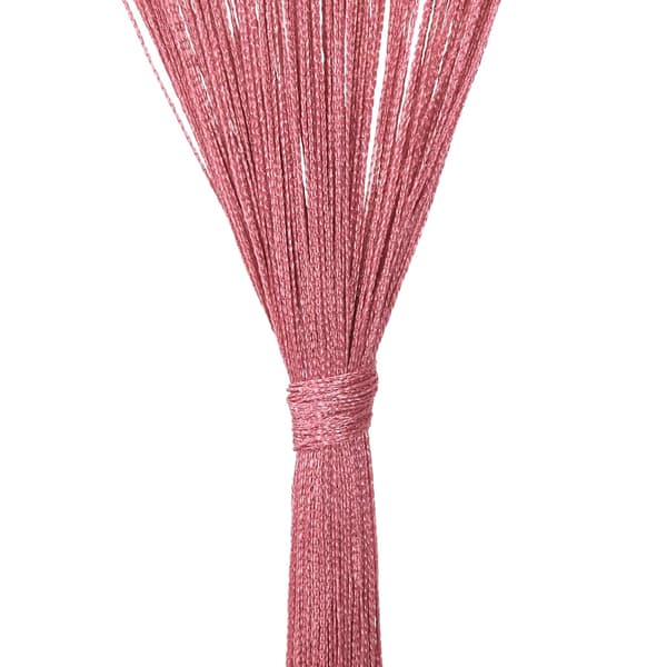 Stränggardiner 2 st rosa 140x250 cm