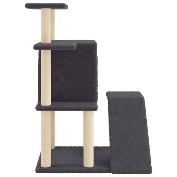 Klösträd med sisalpelare mörkgrå 97 cm