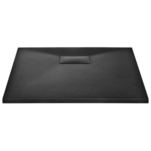 Duschkar SMC svart 90x90 cm
