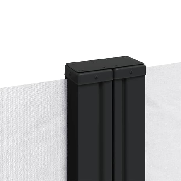 Infällbar sidomarkis vit 120x1200 cm