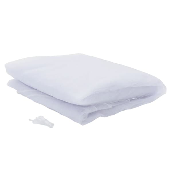 Myggnät för paraply 220 mesh vit Φ300x230 cm