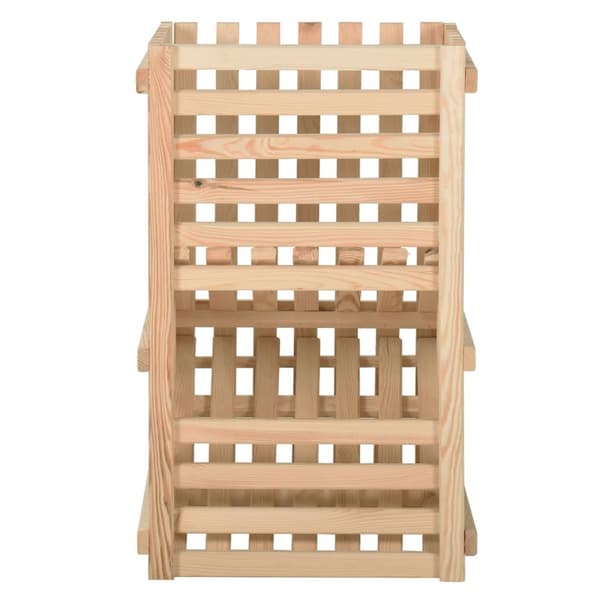 Potatislåda 50x50x80 cm massiv furu