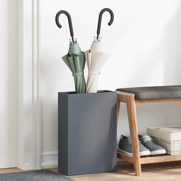 Regn Paraplyställ Antracit 28 x 12 x 41 cm Stål