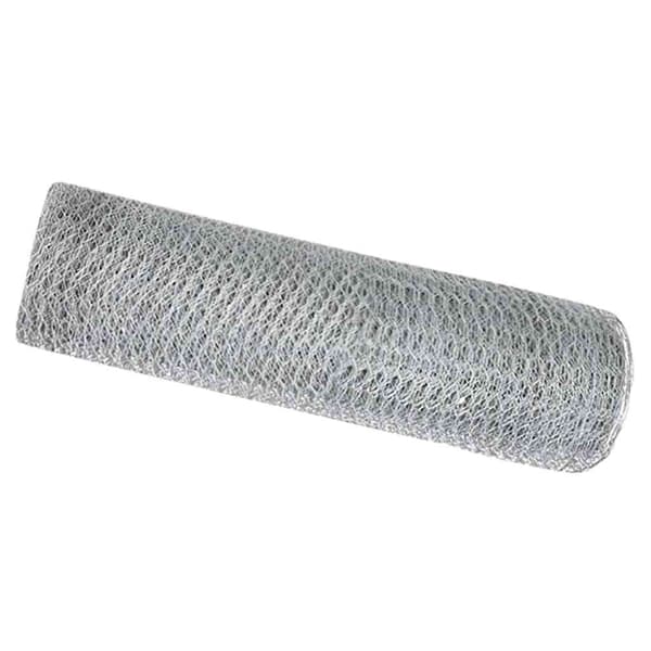 Hexagonstängsel Silver 0,5 x 10 m Galvaniserat stål