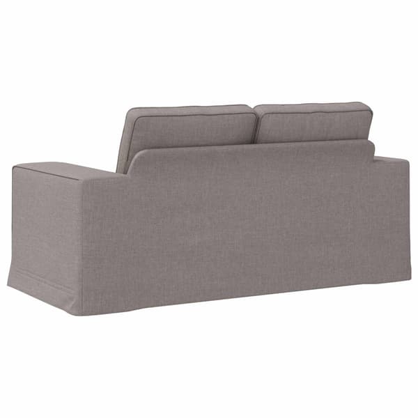 Soffa Taupe 162 x 80 x 85 cm tyg