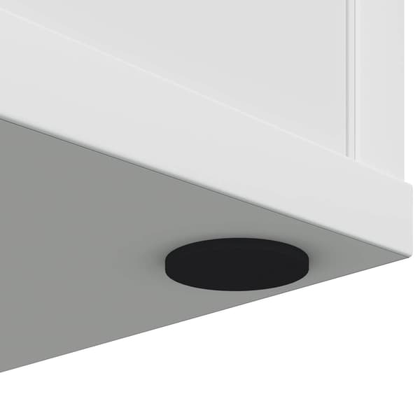 Möbelkuddar 2 pcs Svart Ø 30 x 2 mm EVA