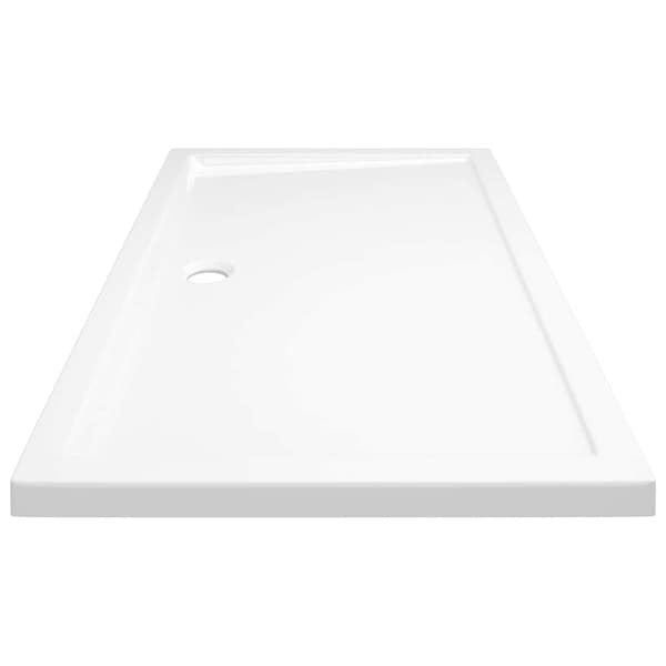 Duschkar rektangulärt ABS vit 70x120 cm