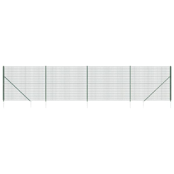 Stängsel med markspett grön 1,4x10 m